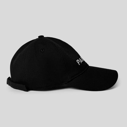 Embroidered Logo Baseball Hat In Canvas